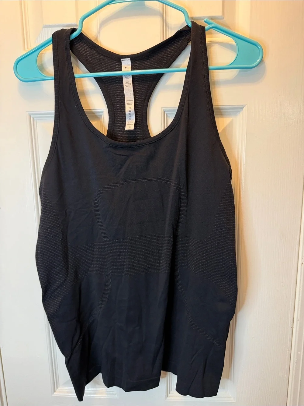 lululemon athletica Black Racerback Tank Top